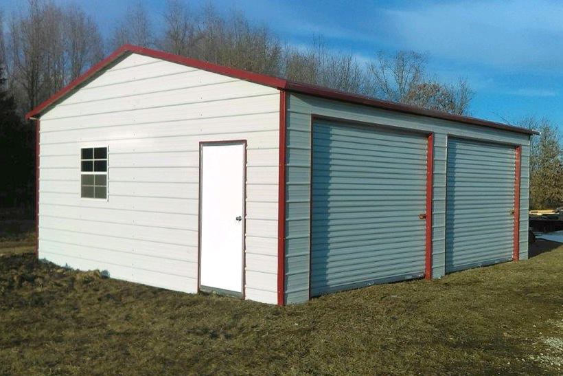 MaxSteel Boxed Eave Metal Garage