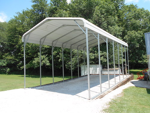 Metal MaxSteel RV Covers at Homestead Landing in Dickson TN