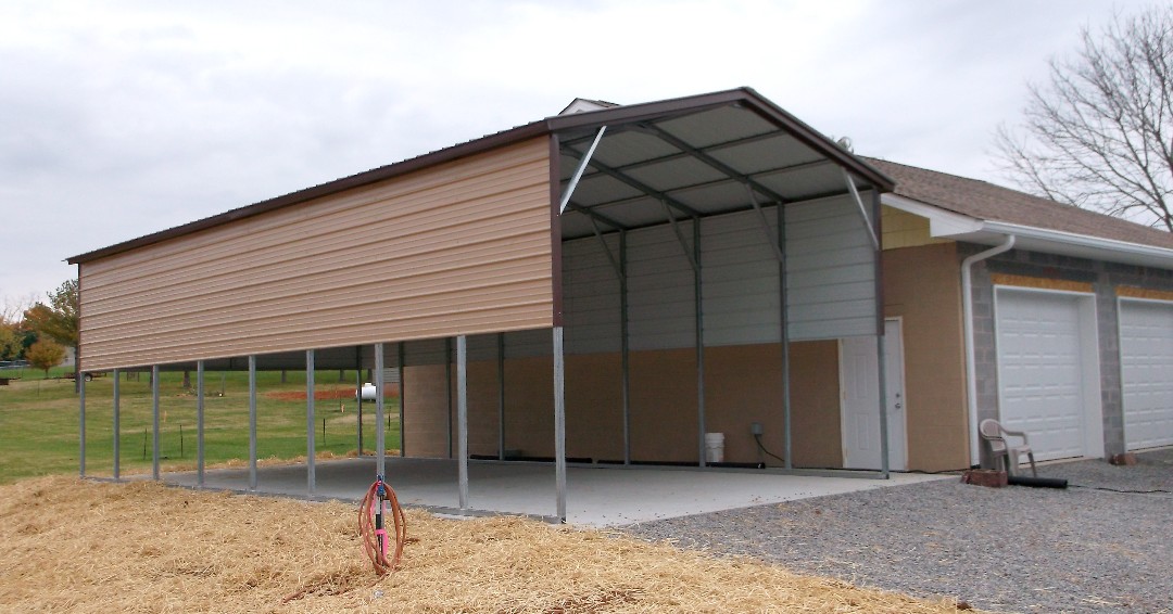 Metal Vertical RV Cover