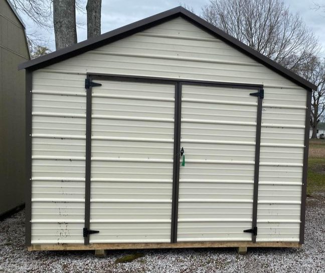 10x12 Derksen Best Value Metal Utility Shed at Homestead Landing in Dickson TN