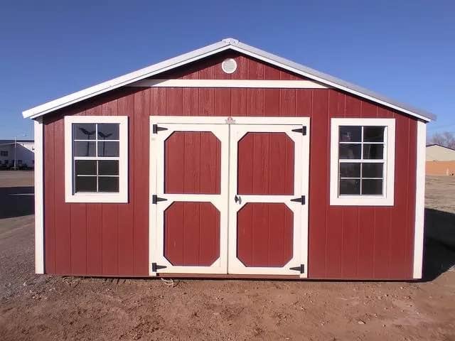 16x16 Derksen Side Gable Utility Shed at Homestead Landing in Dickson TN