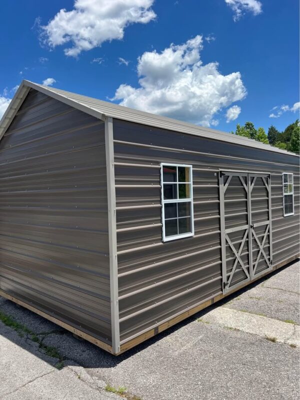 10x20 Derksen Metal Side Utility Shed at Homestead Landing in Dickson TN