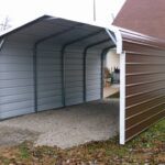 12x20x8 MaxSteel Carport with Standard Roof and sides at Homestead Landing in Dickson TN