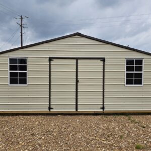 12x24 Derksen Best Value Metal Side Entry Utility Shed at Homestead Landing in Dickson TN