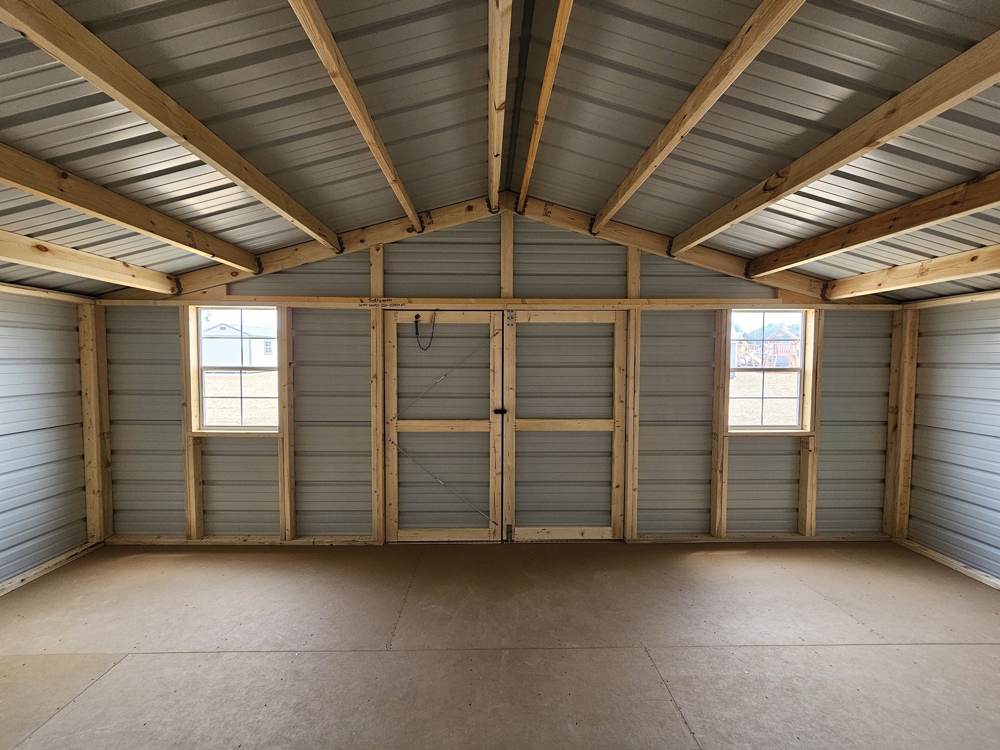 12x24 Derksen Best Value Metal Side Entry Utility Shed at Homestead Landing in Dickson TN