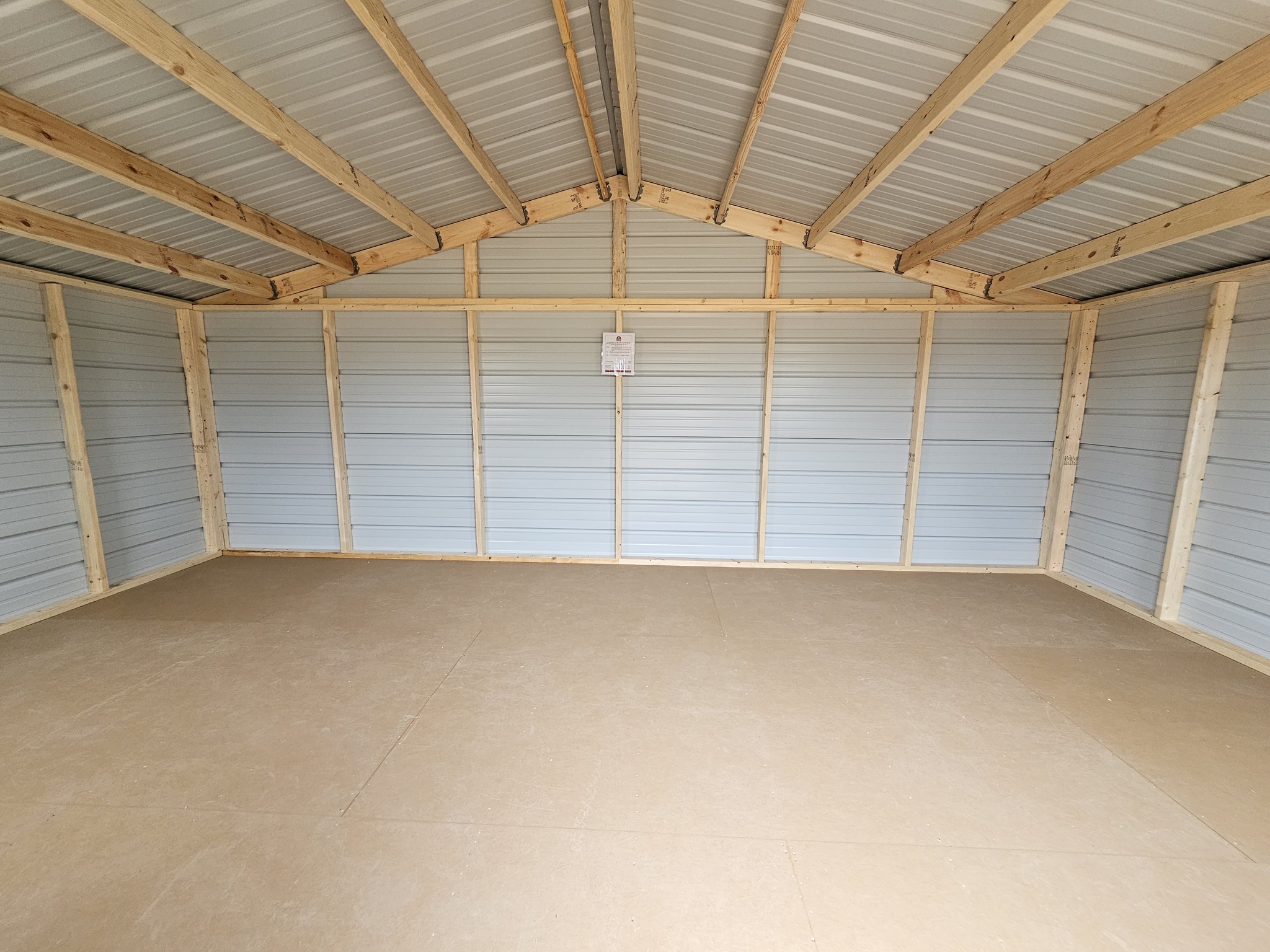 12x24 Derksen Best Value Metal Side Entry Utility Shed at Homestead Landing in Dickson TN