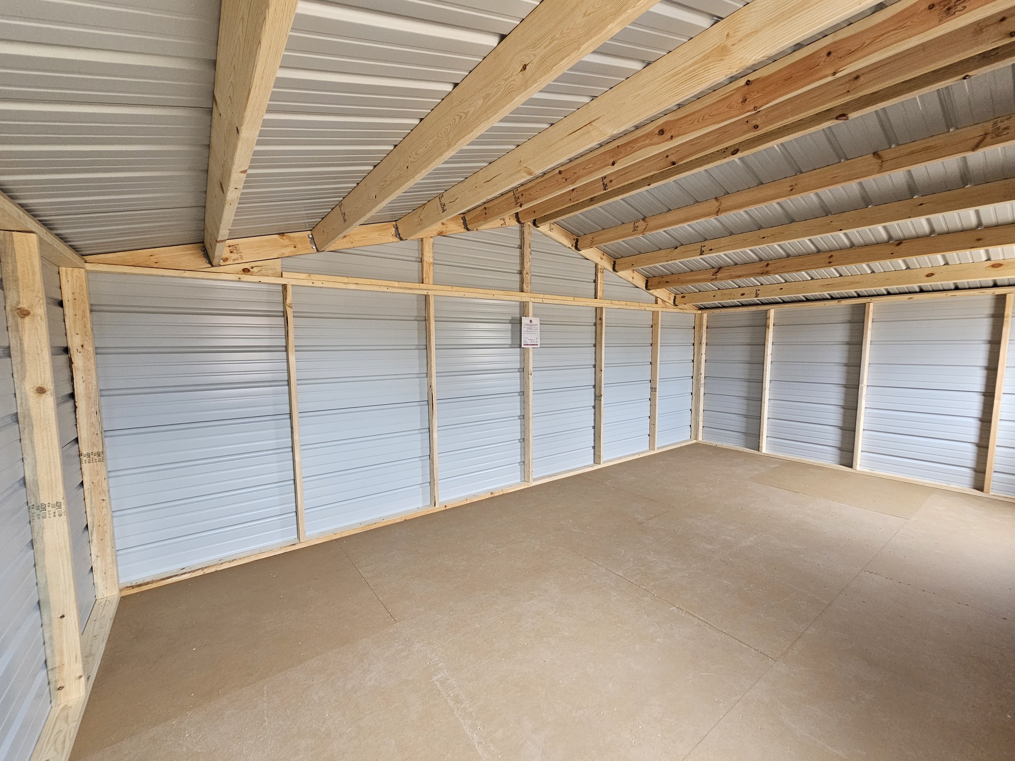 12x24 Derksen Best Value Metal Side Entry Utility Shed at Homestead Landing in Dickson TN