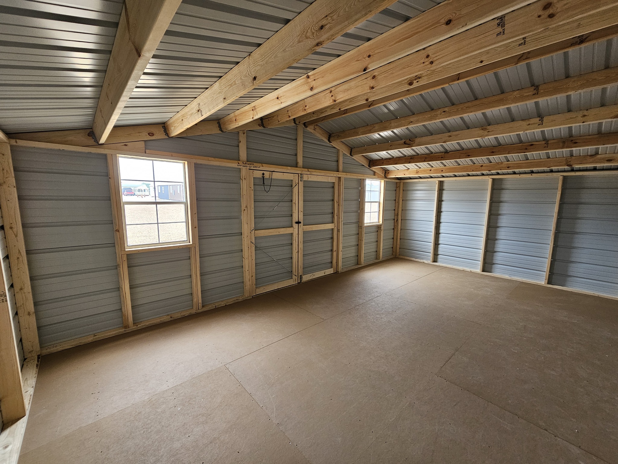 12x24 Derksen Best Value Metal Side Entry Utility Shed at Homestead Landing in Dickson TN