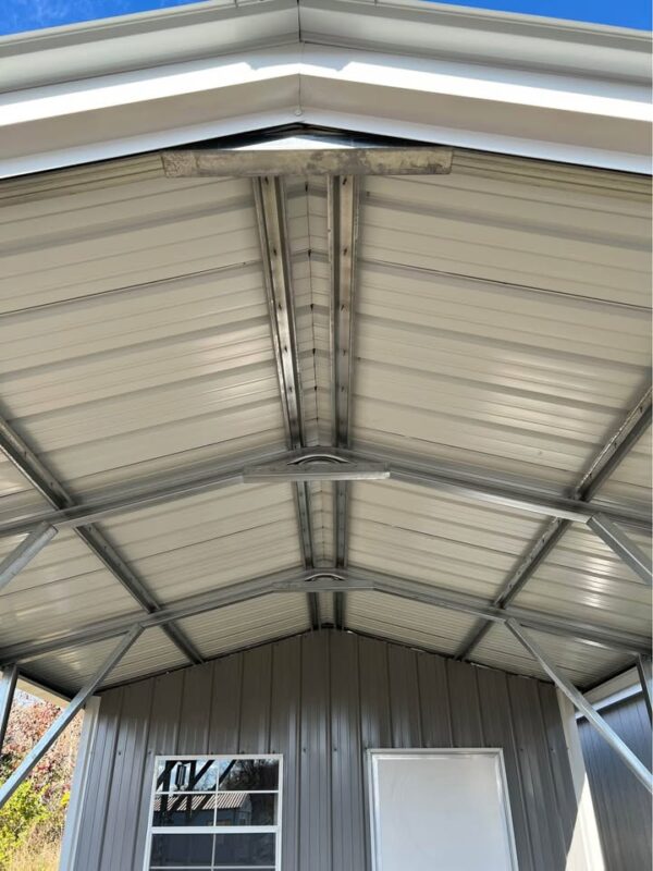 12x25x8 MaxSteel Metal Combo Carport Garage at Homestead Landing in Dickson TN