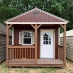 12x32 Derksen Cabin with Electric and Shutters at Homestead Landing in Dickson TN