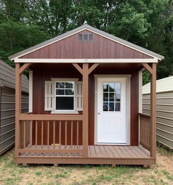 12x32 Derksen Cabin with Electric and Shutters at Homestead Landing in Dickson TN