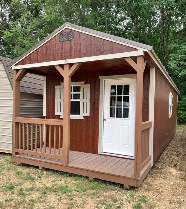 12x32 Derksen Cabin with Electric and Shutters at Homestead Landing in Dickson TN