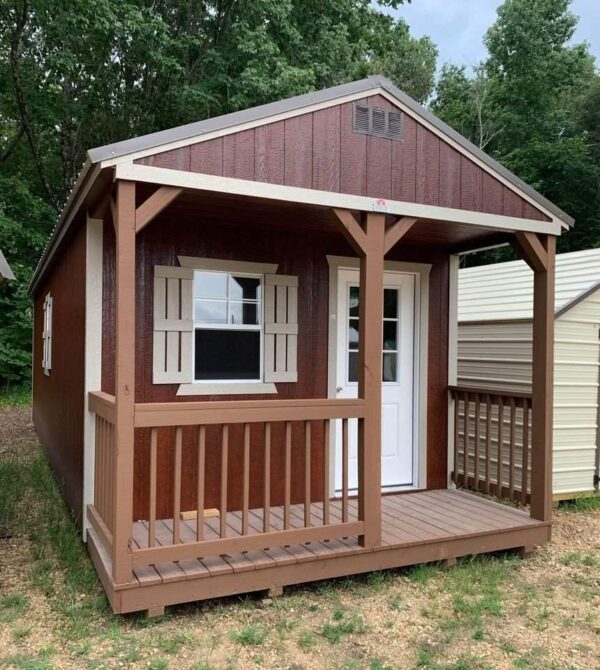 12x32 Derksen Cabin with Electric and Shutters at Homestead Landing in Dickson TN