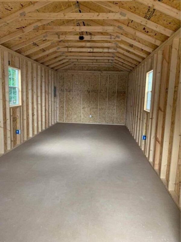12x32 Derksen Cabin with Electric and Shutters at Homestead Landing in Dickson TN