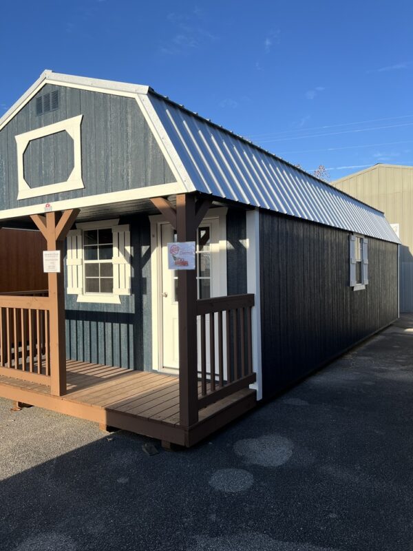 12x32 Derksen Portable Lofted Barn Cabin at Homestead Landing in Dickson TN