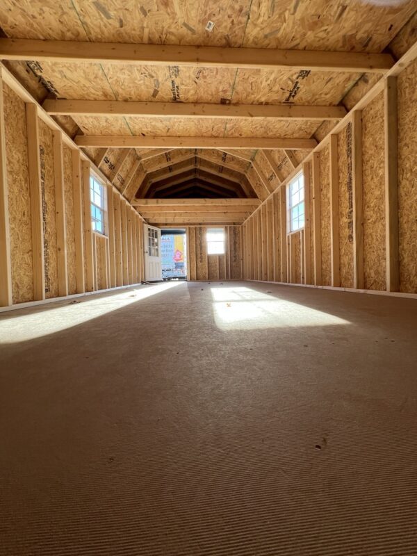 12x32 Derksen Portable Lofted Barn Cabin at Homestead Landing in Dickson TN