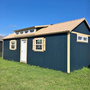 12x32 Derksen Portable Sider Utility Shed with Transom Dormer System at Homestead Landing in Dickson TN