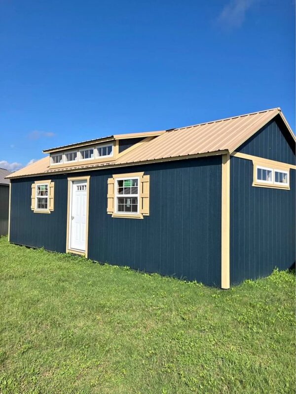 12x32 Derksen Portable Sider Utility Shed with Transom Dormer System at Homestead Landing in Dickson TN