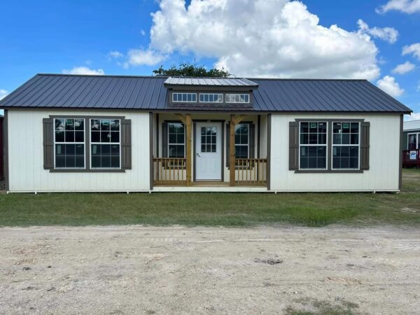 16x40 Derksen Side Cabin with Dormer and Transom Windows at Homestead Landing in Dickson TN
