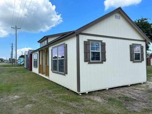 16x40 Derksen Side Cabin with Dormer and Transom Windows at Homestead Landing in Dickson TN