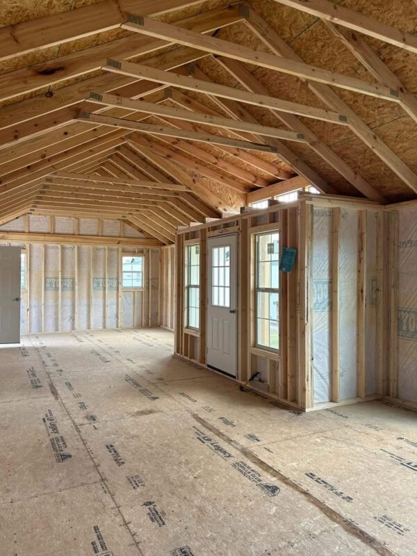 16x40 Derksen Side Cabin with Dormer and Transom Windows at Homestead Landing in Dickson TN