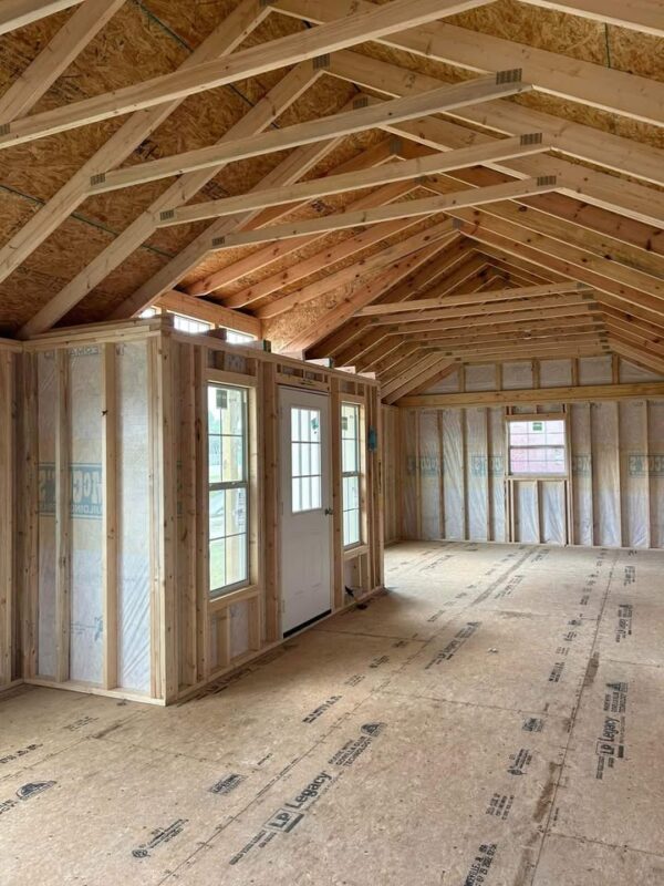16x40 Derksen Side Cabin with Dormer and Transom Windows at Homestead Landing in Dickson TN