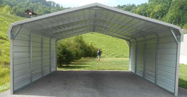 26x20x6 MaxSteel Metal Carport at Homestead Landing in Dickson TN