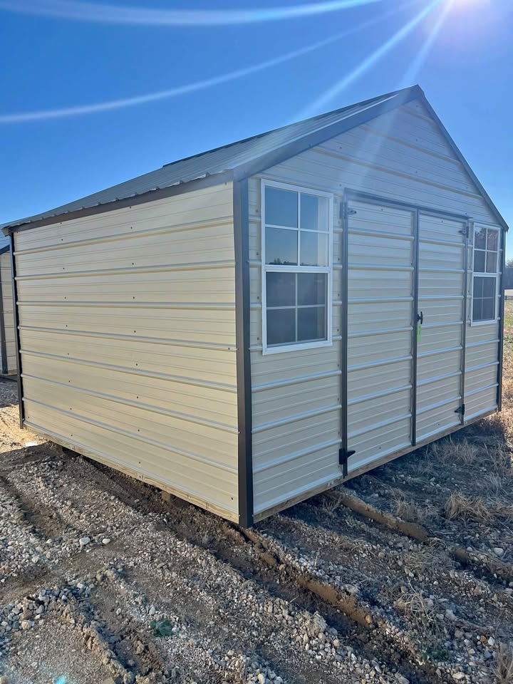 10x12 Derksen Side Gable Metal Utility Shed