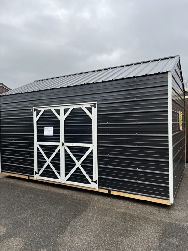 10x16 Derksen Metal Side Utility Shed at Homestead Landing in Dickson TN