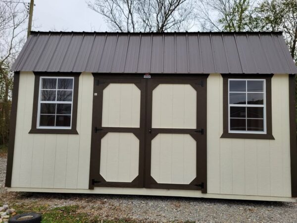 10x16 Derksen Side Lofted Barn with Windows at Homestead Landing in Dickson TN