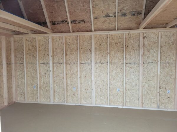 10x16 Derksen Side Lofted Barn with Windows at Homestead Landing in Dickson TN