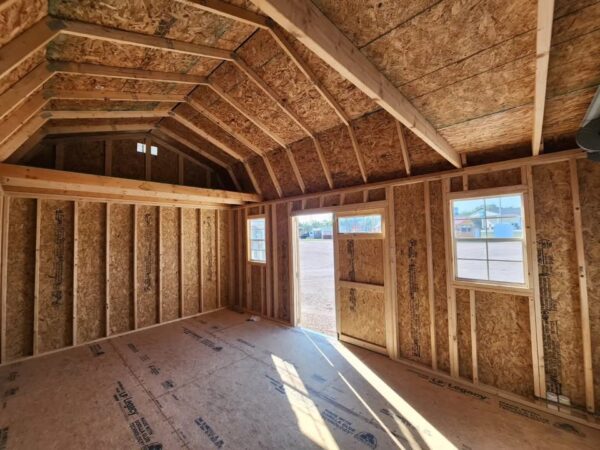 12x20 Derksen Lofted Barn Garage at Homestead Landing in Dickson TN