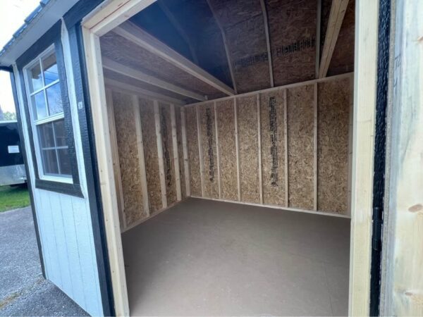 8x12 Derksen Side Lofted Barn at Homestead Landing in Dickson TN
