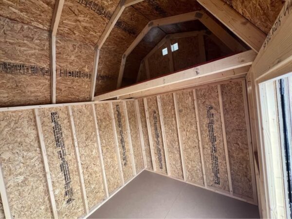 8x12 Derksen Side Lofted Barn at Homestead Landing in Dickson TN