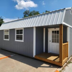 Derksen 12x24 Side Lofted Cabin at Homestead Landing in Dickson TN