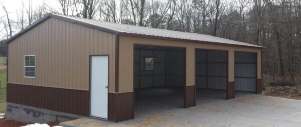 25x40x10 MaxSteel Metal Vertical Side-Entry Garage at Homestead Landing in Dickson TN