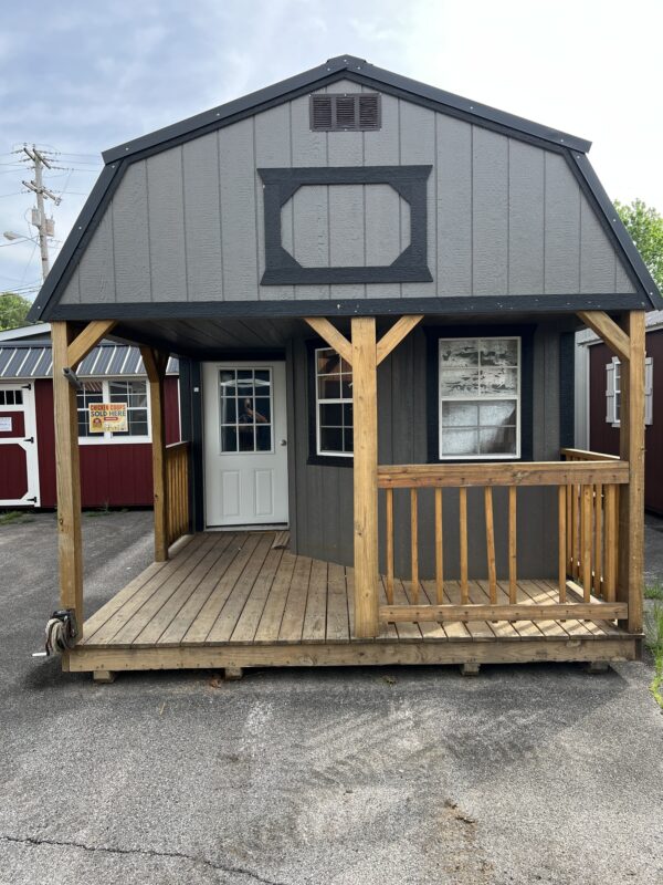 REPO 12x30 Derksen Deluxe Lofted Barn Cabin for sale at Homestead Landing in Dickson TN