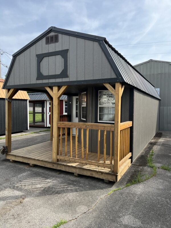 REPO 12x30 Derksen Deluxe Lofted Barn Cabin for sale at Homestead Landing in Dickson TN