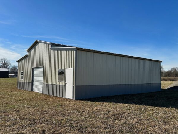 Custom 42x30 MaxSteel Metal Apex Barn with Lean-tos at Homestead Landing in Dickson TN