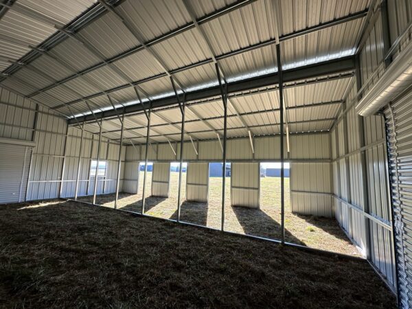 Custom 42x30 MaxSteel Metal Apex Barn with Lean-tos at Homestead Landing in Dickson TN