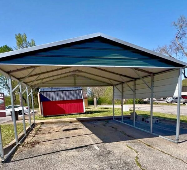 18x20x8 Max Steel Metal Carport at Homestead Landing in Dickson TN
