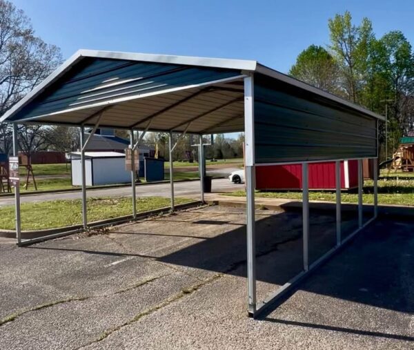 18x20x8 Max Steel Metal Carport at Homestead Landing in Dickson TN