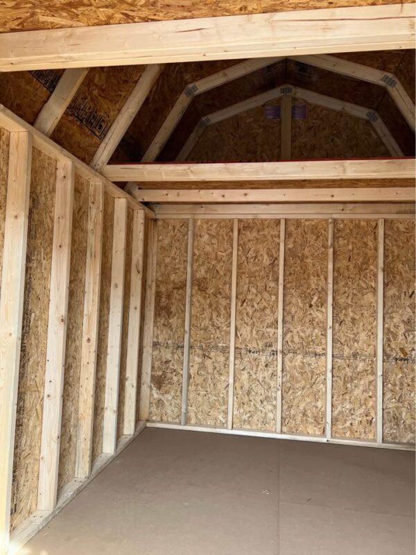 8x12 Derksen Best Value Wood Lofted Barn at Homestead Landing in Dickson TN