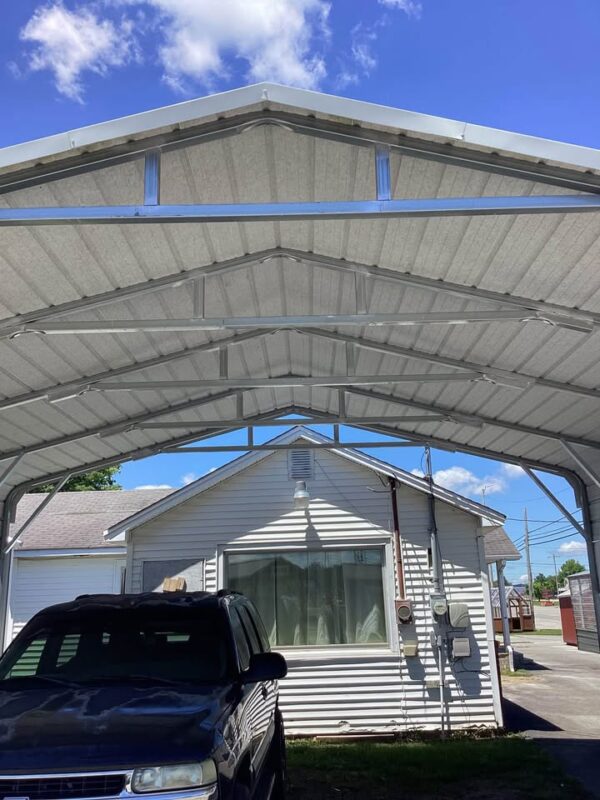 24x20x9 MaxSteel Metal Carport For Sale At Homestead Landing in Dickson TN