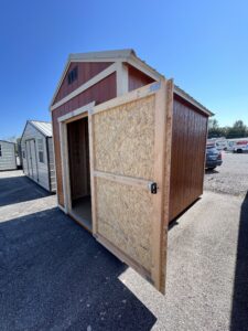 8x12 Derksen Cedar Urethane Utility Shed at Homestead Landing in Dickson TN