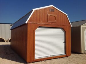 Derksen Portable Lofted Barn Garage