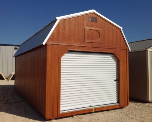 Derksen Portable Lofted Barn Garage at Homestead Landing in Dickson TN