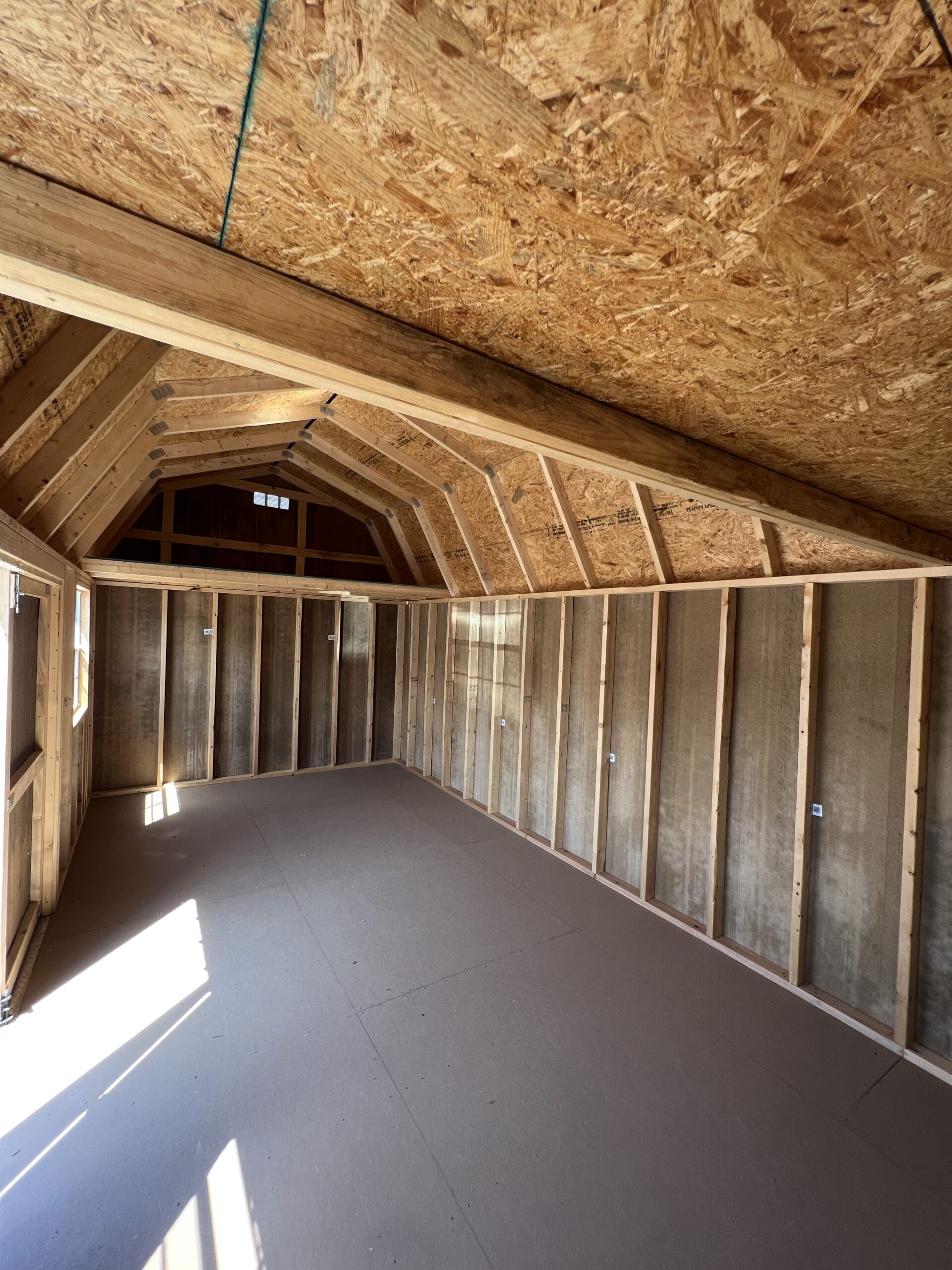 10×20 Derksen Best Value Red Side Lofted Barn Homestead Landing