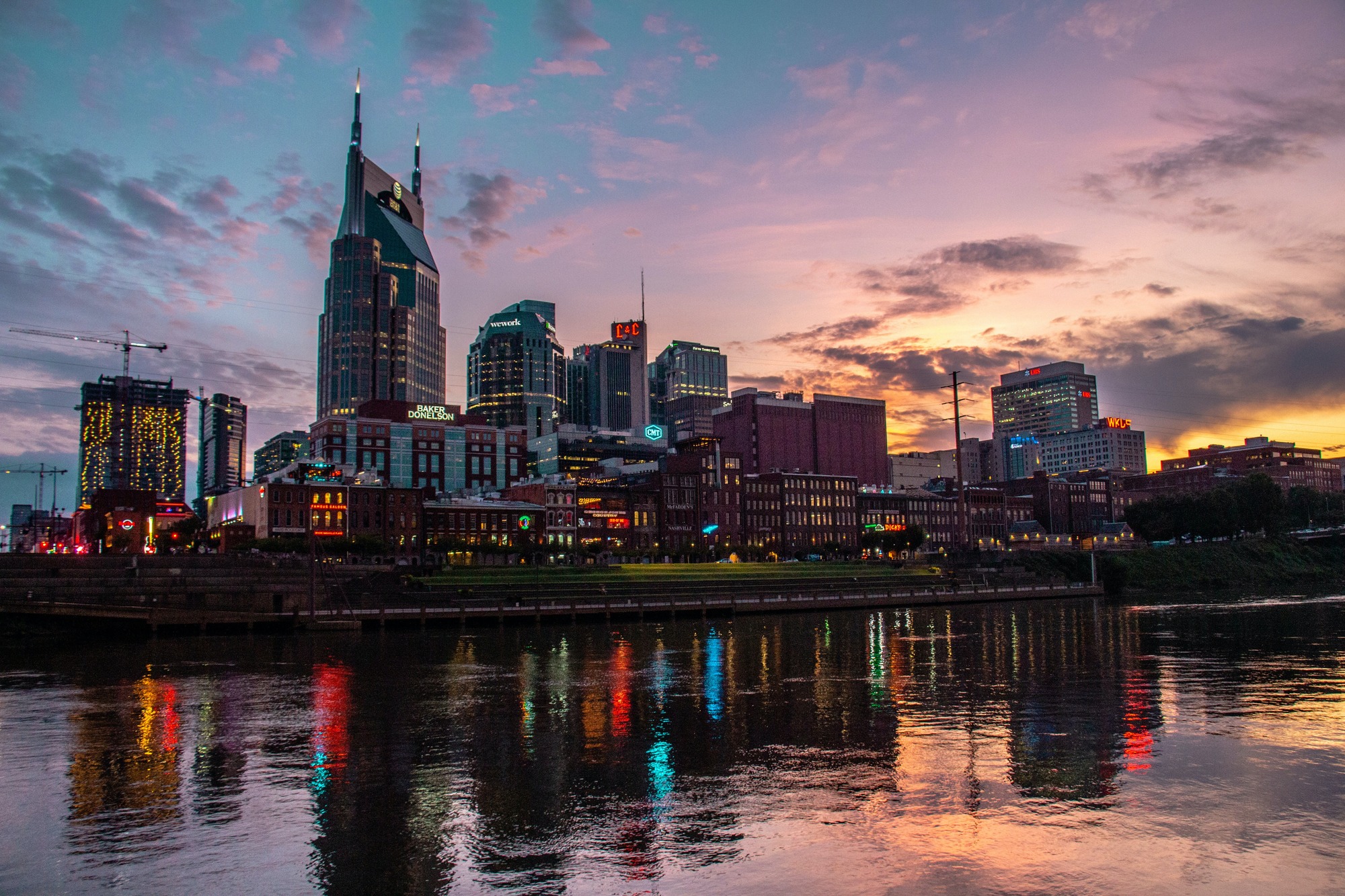 Nashville TN Skyline - Homestead Landing