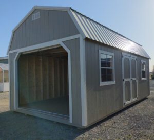 Derksen Portable Lofted Barn Garage